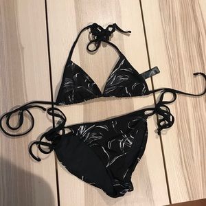 All Saints floral bikini set